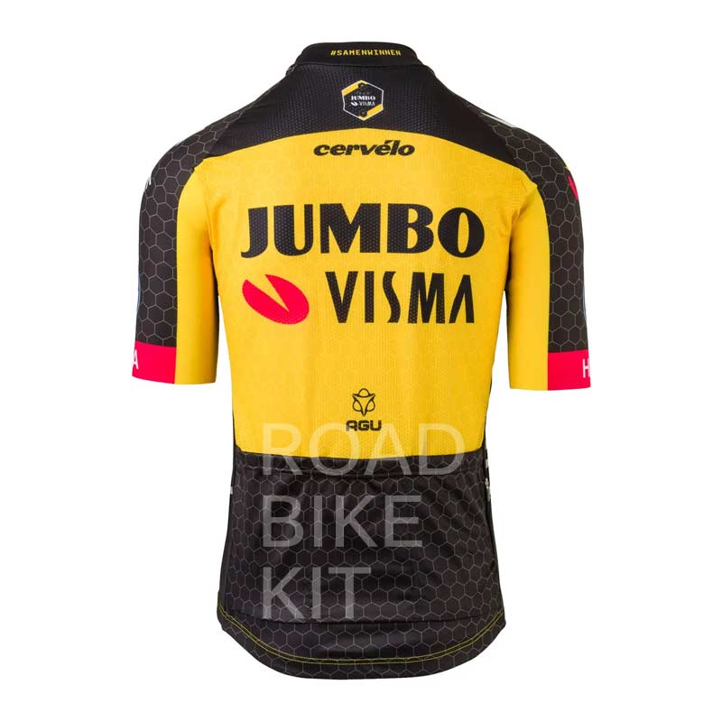 team jumbo visma jersey back 2020