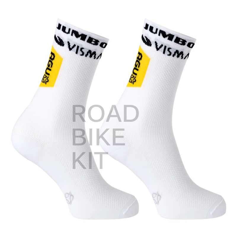 team jumbo visma socks white 2021