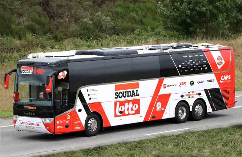 lotto soudal team bus 2021