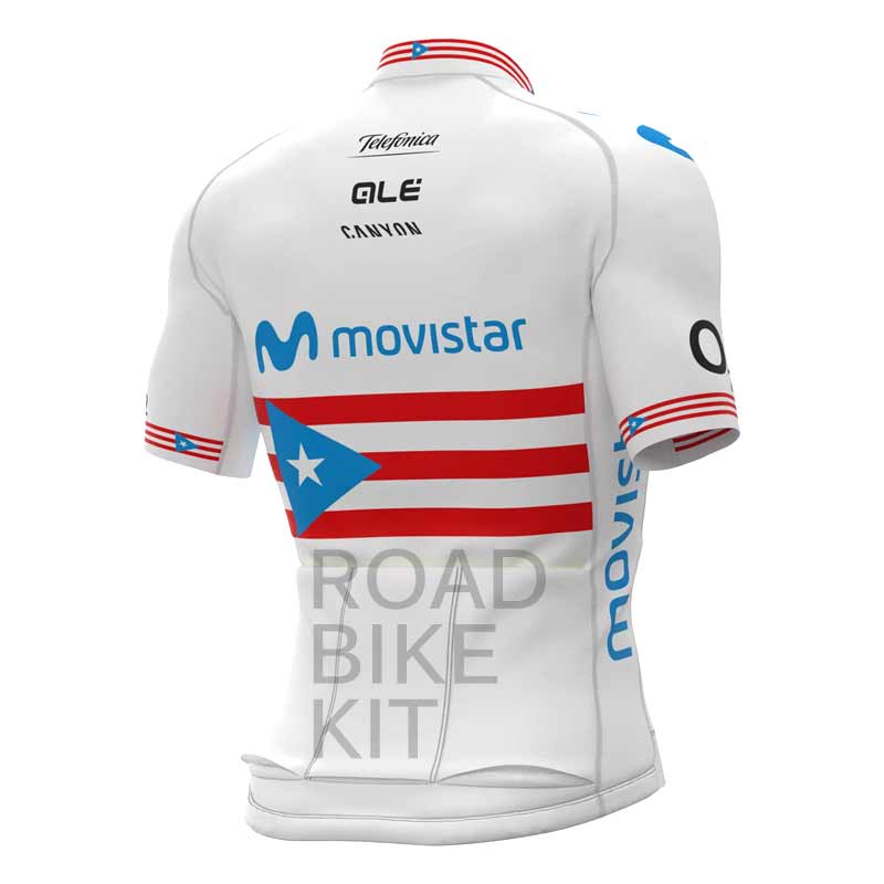 movistar jersey puerto rico back 2021