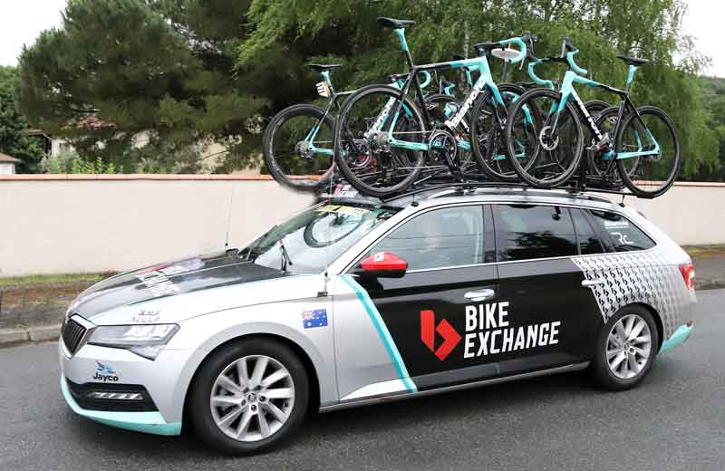 team bike exchange team car 2021
