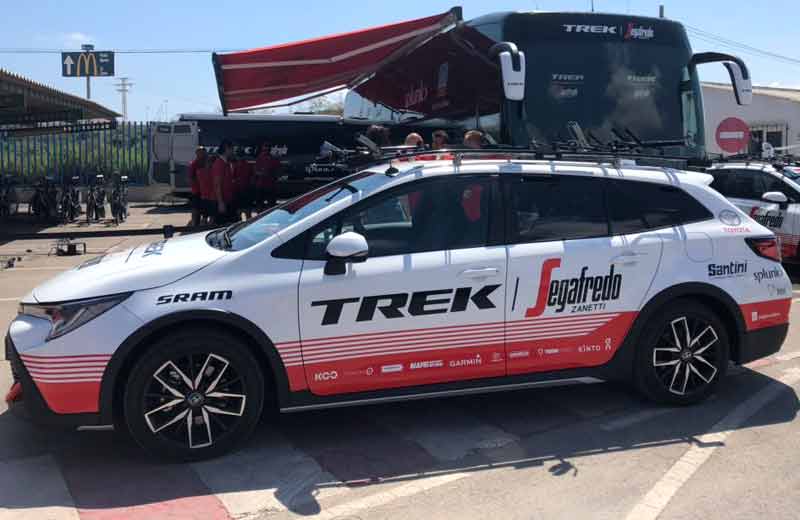 trek segafredo team car 2020