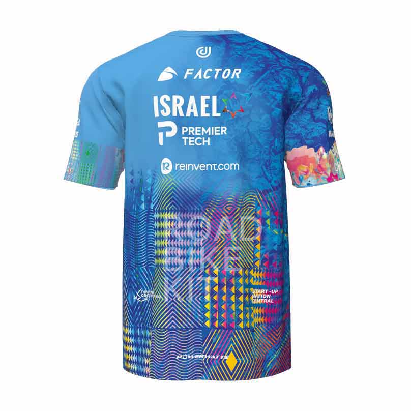 israel premier tech tshirt tdf back 2022
