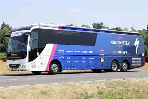 quick step team bus 2022