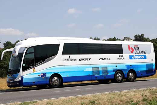 jayco bike exchange bus 2022