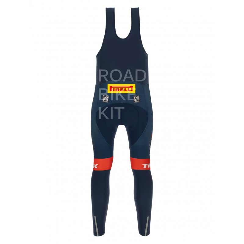 trek segafredo training jersey bibtights back 2022