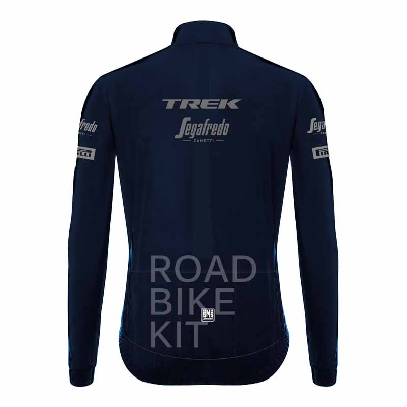 trek segafredo world champion rain jacket back 2022