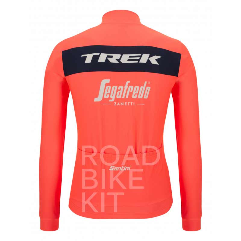 trek segafredo jersey long sleeve back 2022