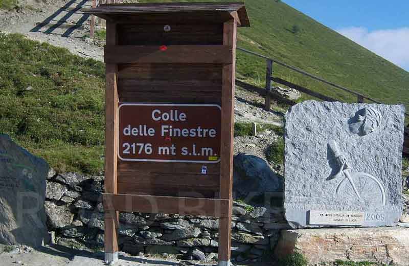 colle delle finestrie sign