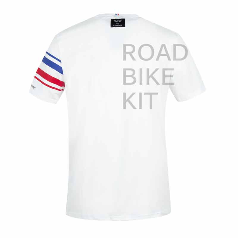 cycling tshirt white back 2021